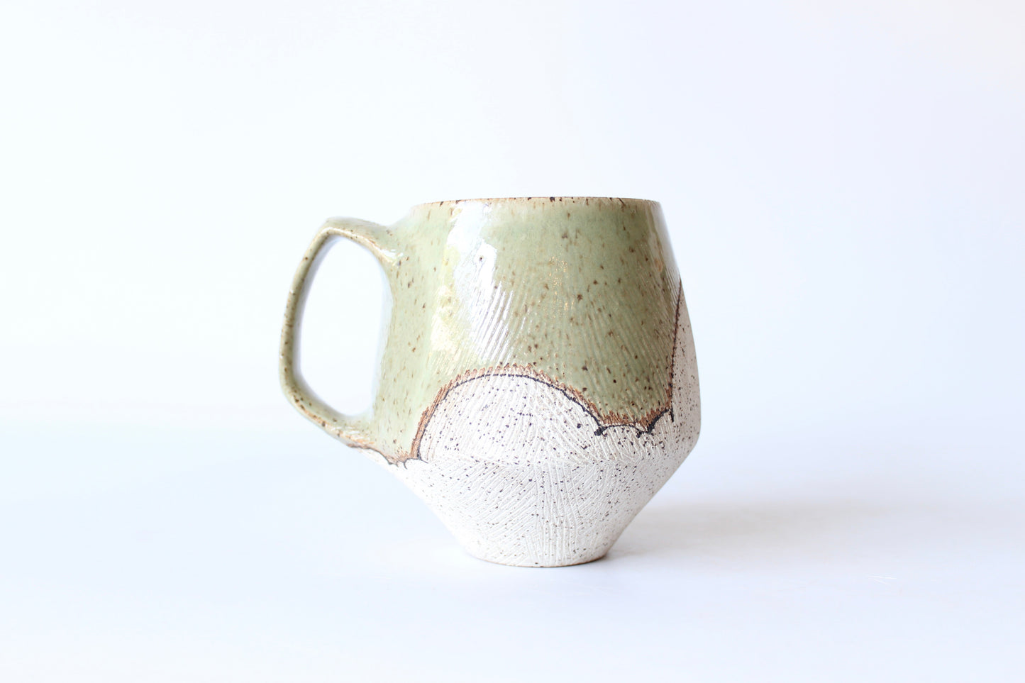 PRE-SALE Textured Cloud Mug. Small (9-11 oz), medium (12-14 oz) or large (15-17 oz). Angled or straight walls. 6-10 weeks