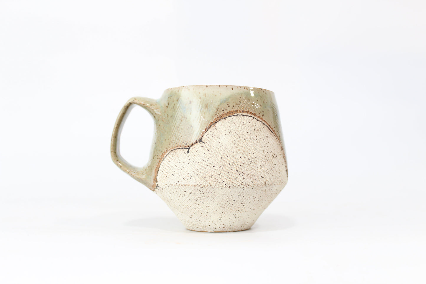PRE-SALE Textured Cloud Mug. Small (9-11 oz), medium (12-14 oz) or large (15-17 oz). Angled or straight walls. 6-10 weeks