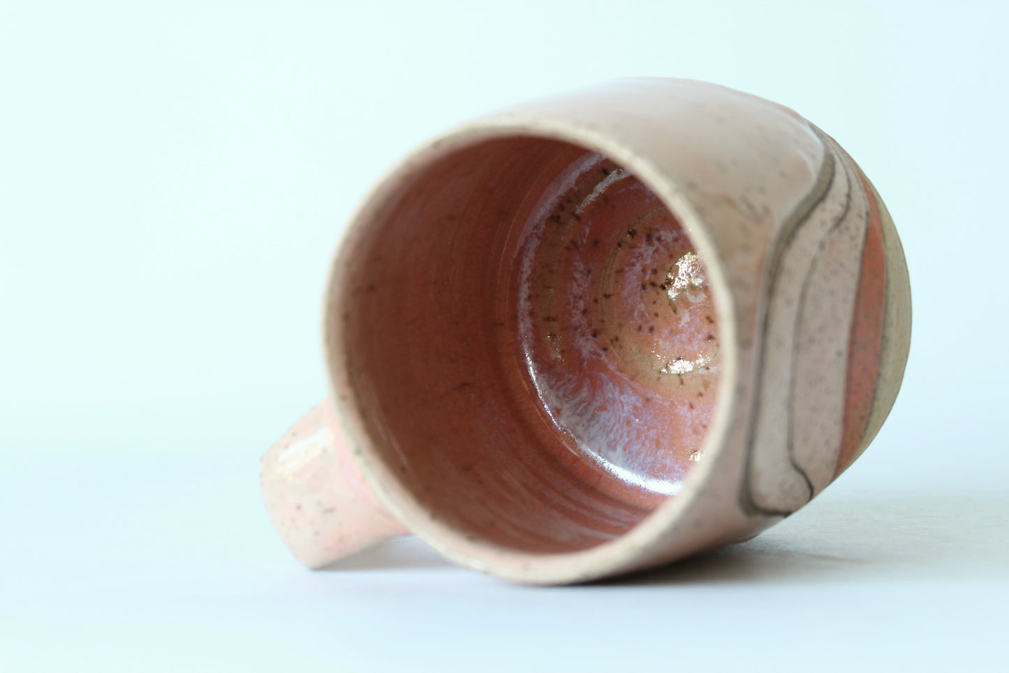 007. Pink Wave Mug - 17oz.