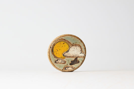 085. Sun and Clouds Magnet 1.5" x 1.5"