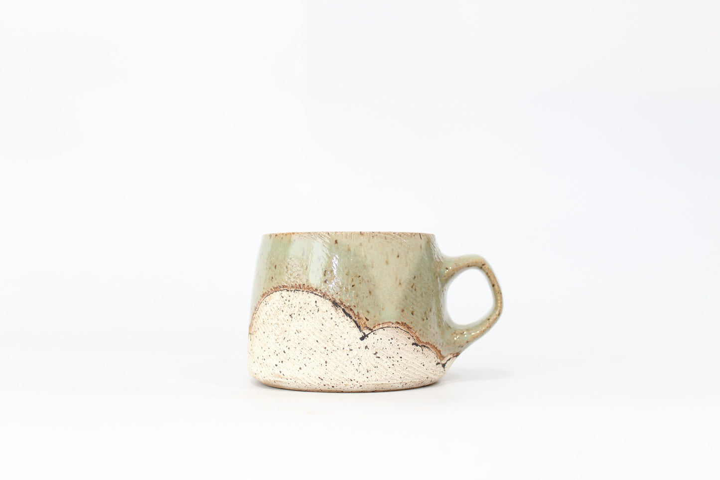 PRE-SALE Textured Cloud Mug. Small (9-11 oz), medium (12-14 oz) or large (15-17 oz). Angled or straight walls. 6-10 weeks