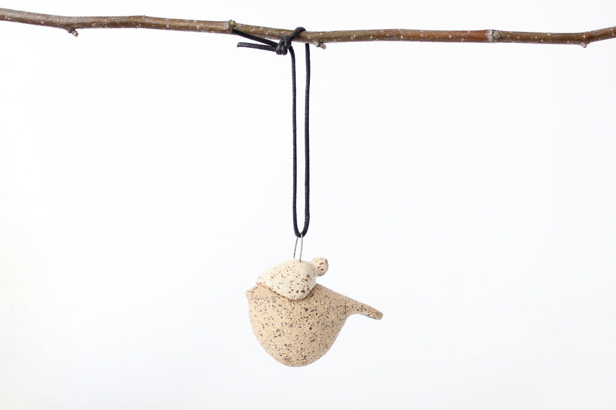 PRE-SALE - Bird Village Little Bird with Hat Ornament 2026 - Made to order 6-10 weeks