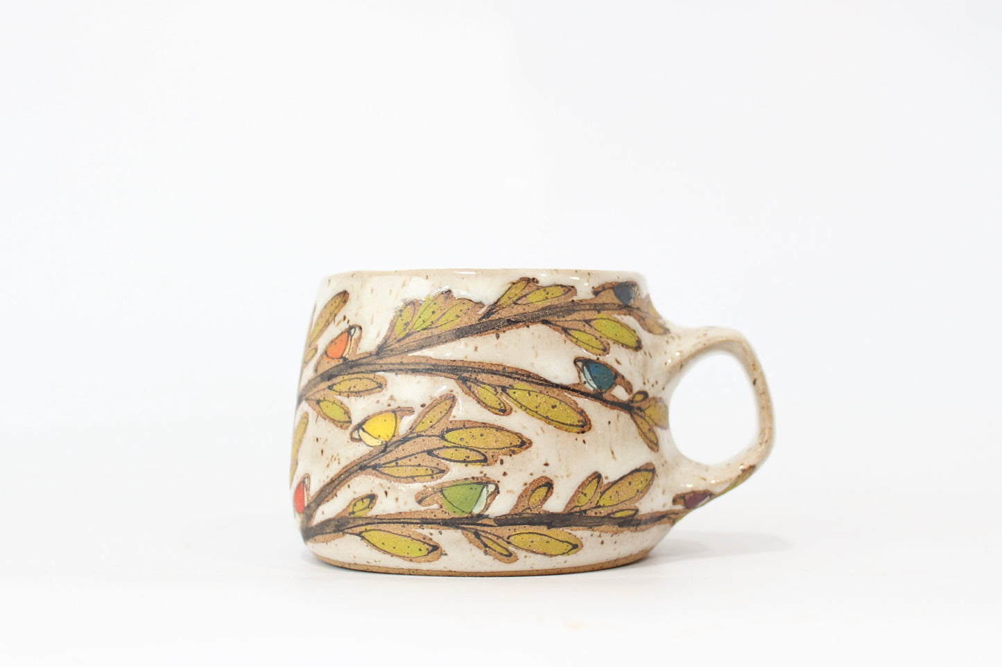 015. Tiny Rainbow Birds Mug - 10oz.
