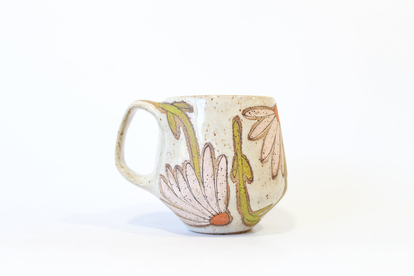 002. Pink Coneflower Mug - 16oz.