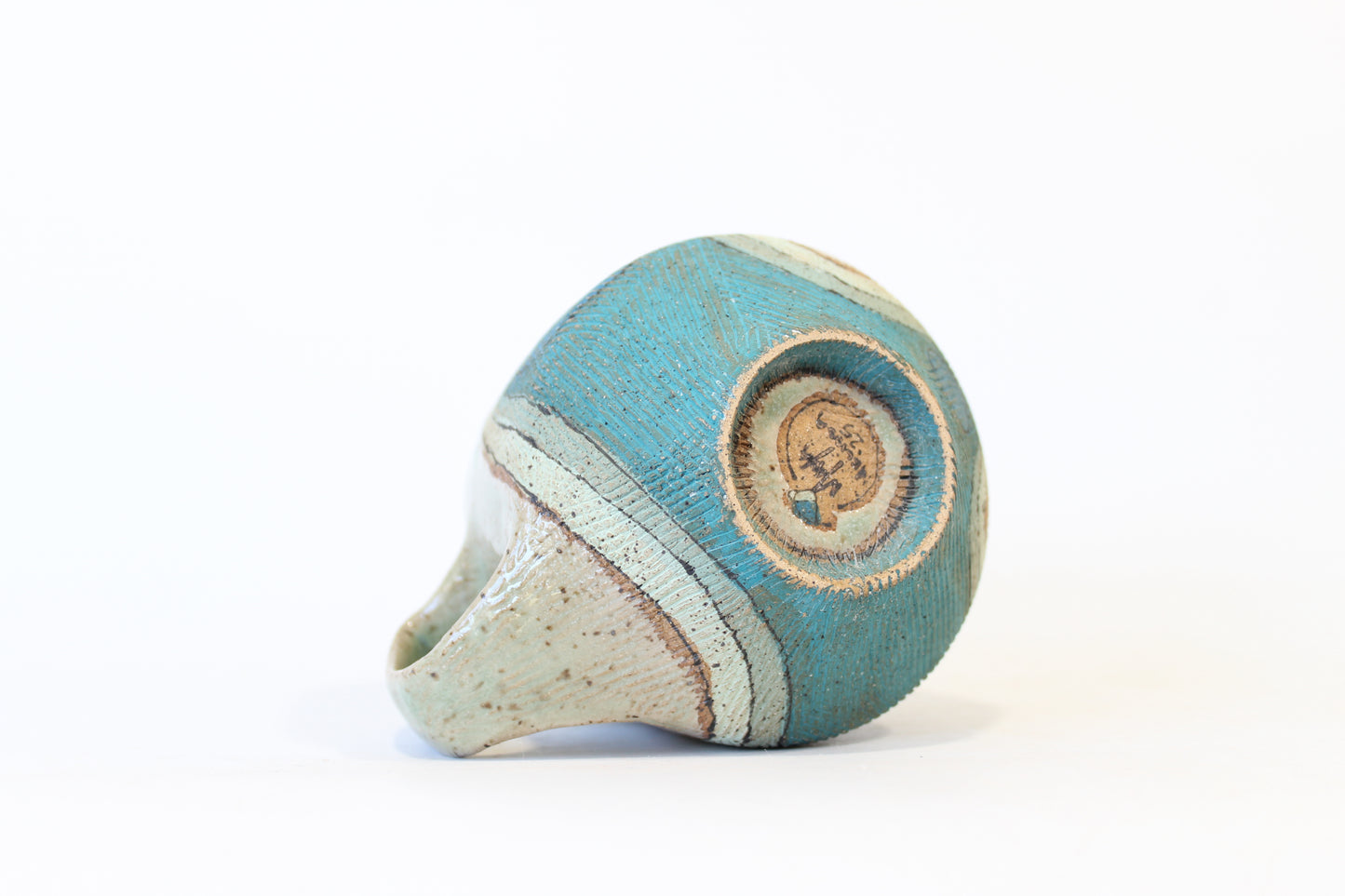 022. Blue Wave with Circles Mug - 13oz.