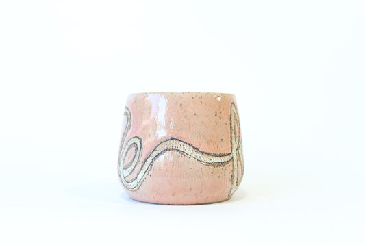 027. Textured F-Bomb Mug - Pink - 12oz.