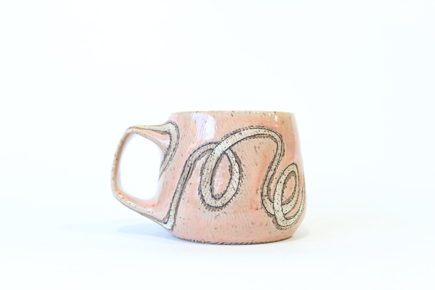 027. Textured F-Bomb Mug - Pink - 12oz.