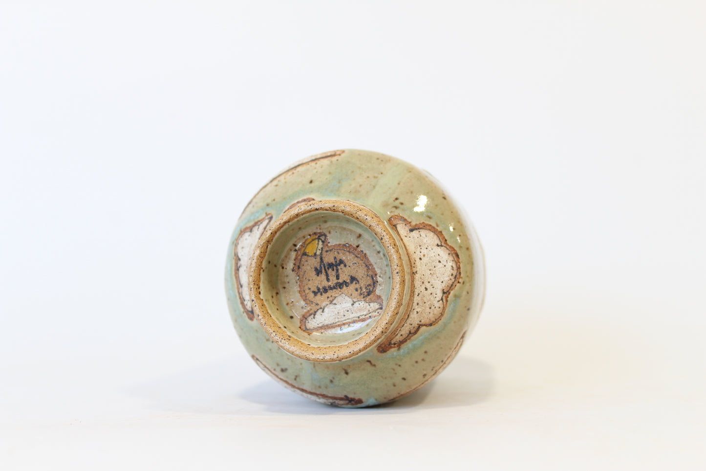 035. Clouds and Sun Cup (no handle) - 14oz.