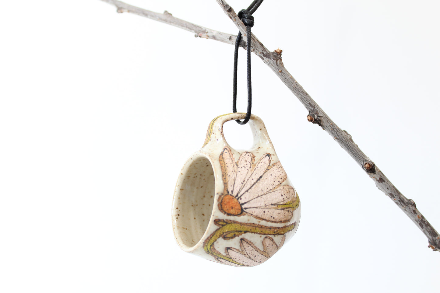 062. Pink Coneflowers Mug - Ornament size - 2 oz.