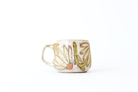 063. Yellow Conelowers Mug - Ornament size - 2 oz.