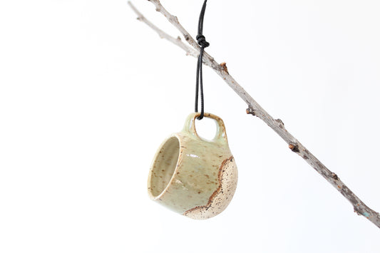 066. Textured Cloud Mug - Ornament size - 2 oz.