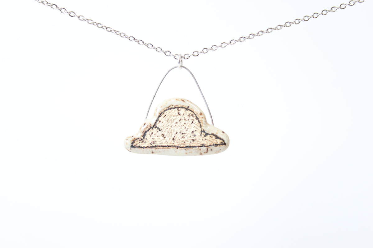 120. Cloud Necklace - 1" x 1.25"