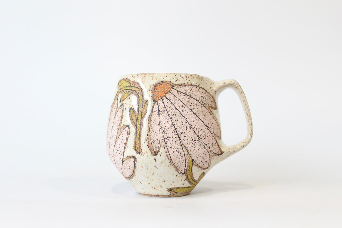 006. Pink Coneflower Mug - 18oz.