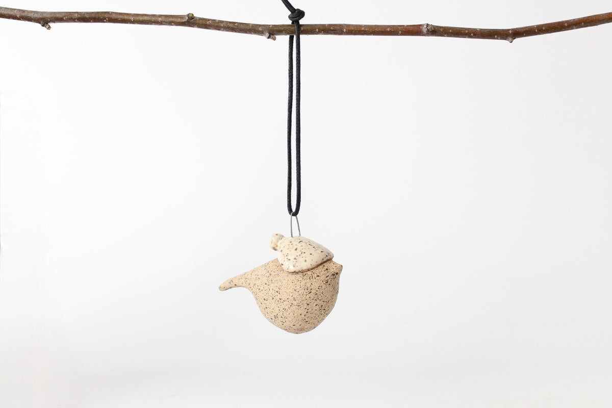 PRE-SALE - Bird Village Little Bird with Hat Ornament 2026 - Made to order 6-10 weeks