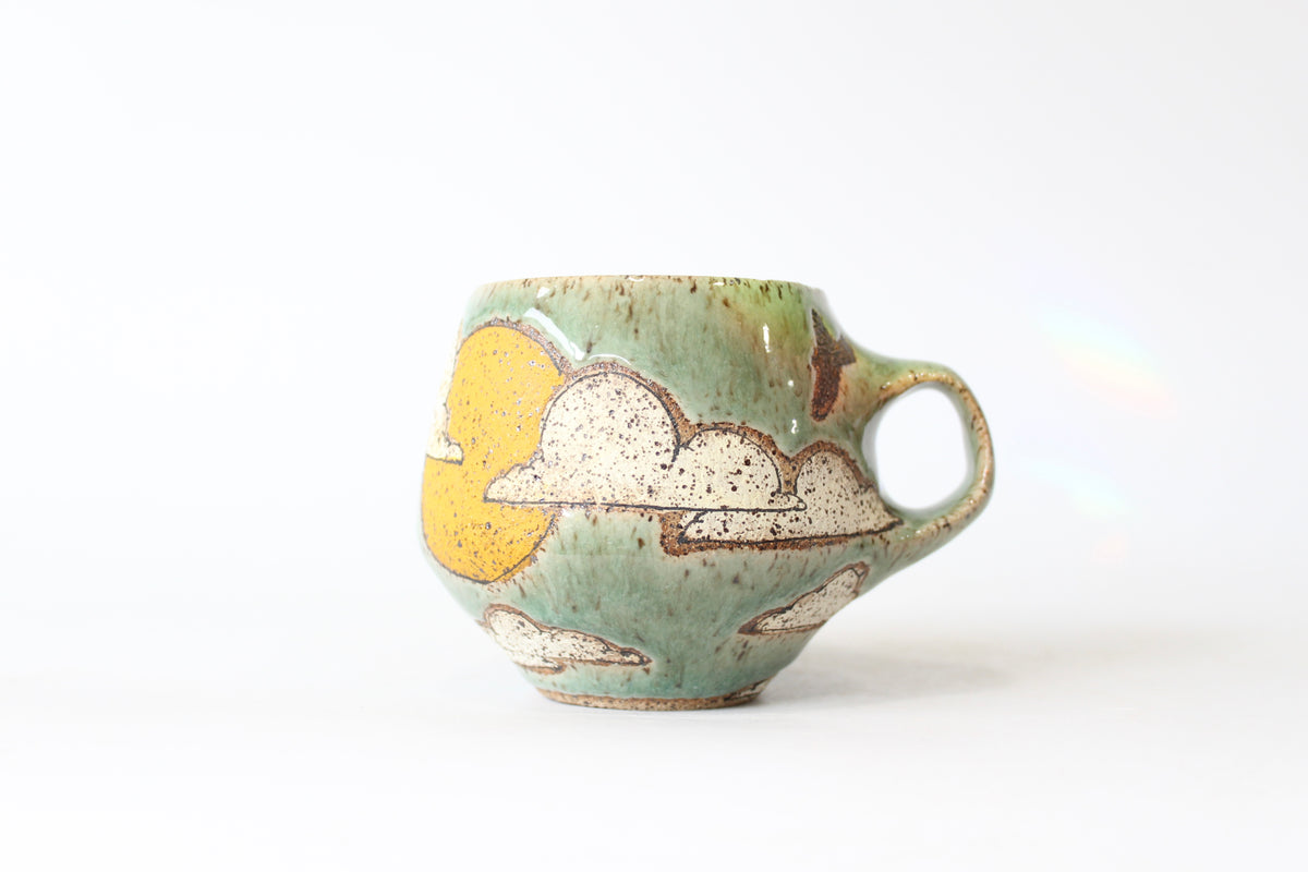034. Sun and Clouds Mug - 13oz.