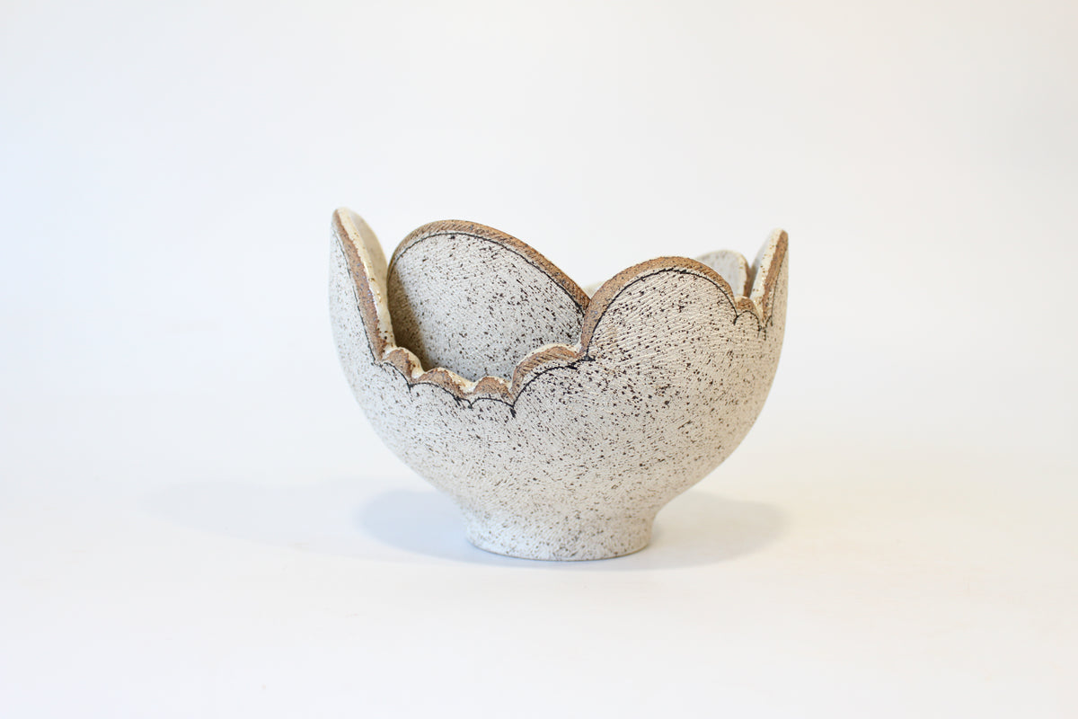 074. Medium Textured Cloud Bowl - approx. 4.5" x 6.5"