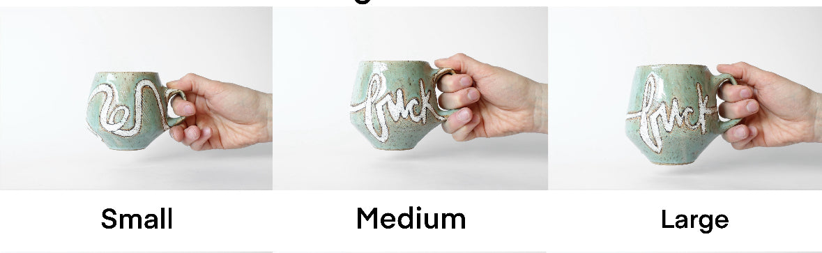 PRE-SALE Textured Peace Sign Mug. Small (9-11 oz), medium (12-14 oz) or large (15-17 oz). 4-10 weeks