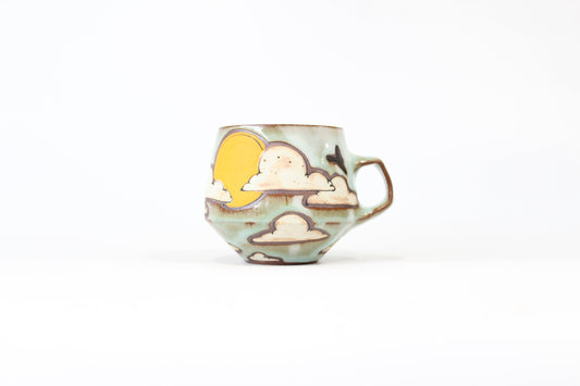 029. Clouds and Sun Mug 10oz.