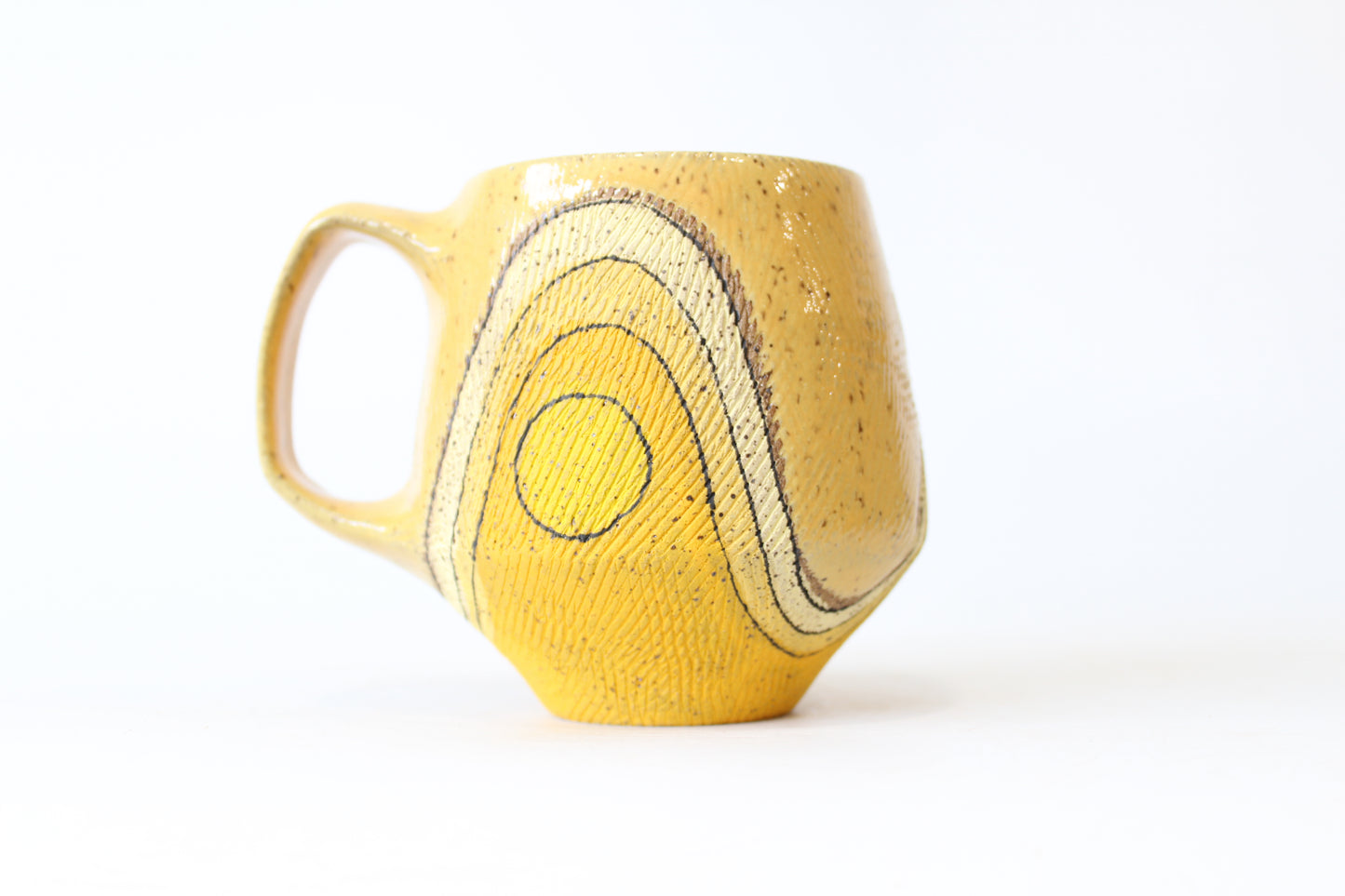 PRE-SALE Textured Wave Mug. Small (9-11 oz), medium (12-14 oz) or large (15-17 oz). Angled or straight walls. 6-10 weeks