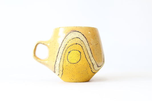 PRE-SALE Textured Wave Mug. Small (9-11 oz), medium (12-14 oz) or large (15-17 oz). Angled or straight walls. 6-10 weeks