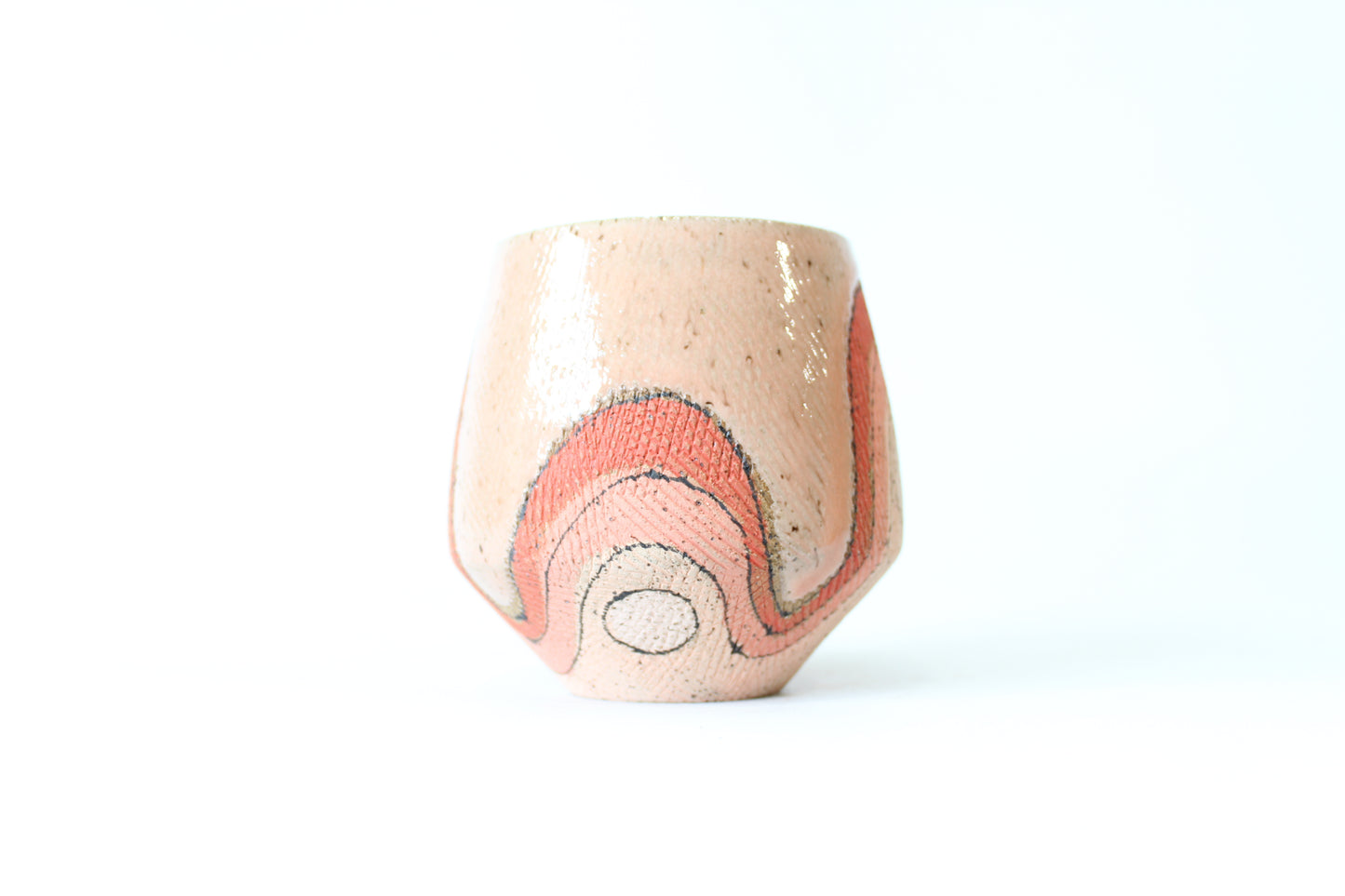 PRE-SALE Textured Wave Mug. Small (9-11 oz), medium (12-14 oz) or large (15-17 oz). Angled or straight walls. 6-10 weeks