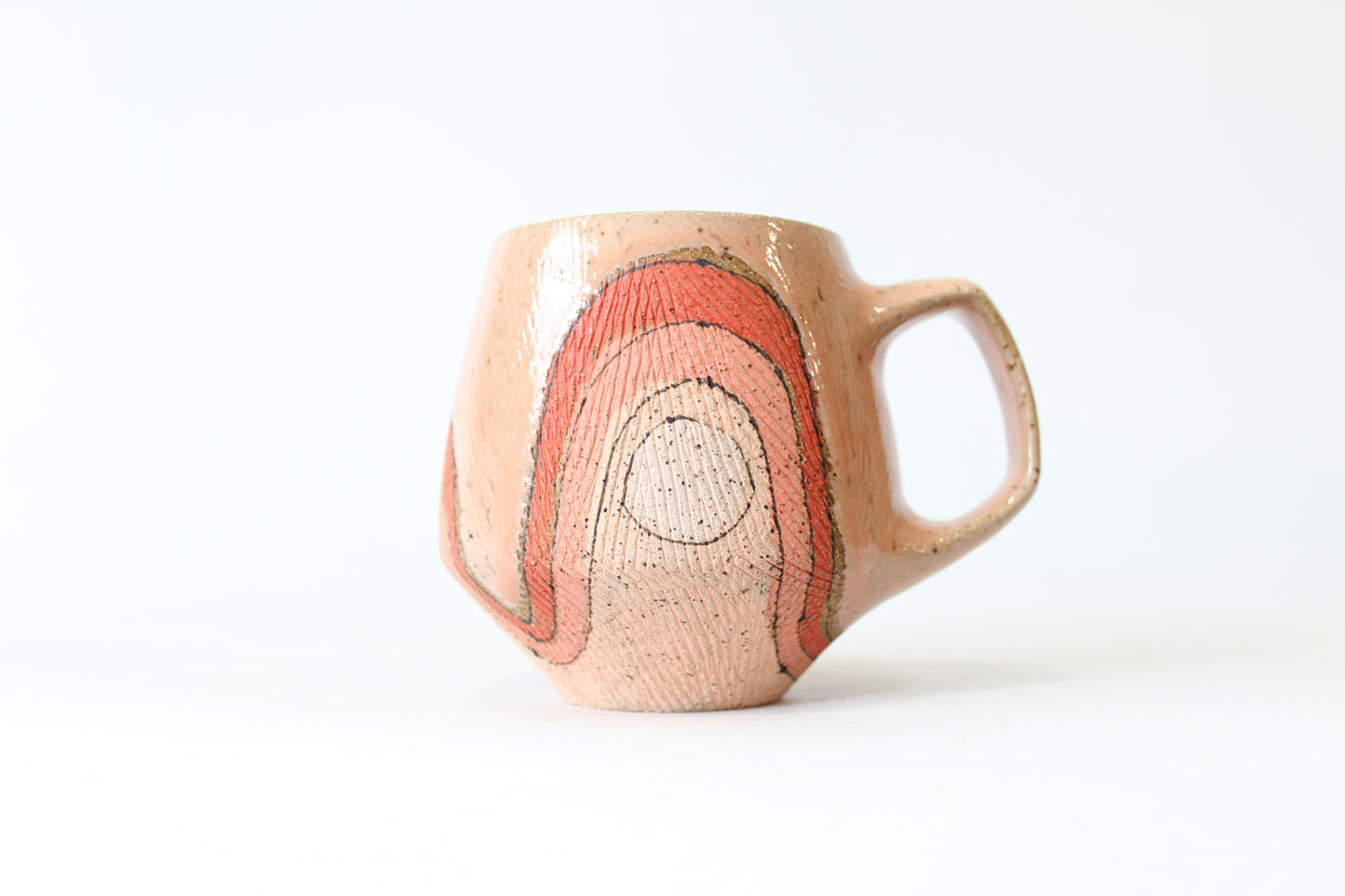 PRE-SALE Textured Wave Mug. Small (9-11 oz), medium (12-14 oz) or large (15-17 oz). Angled or straight walls. 6-10 weeks