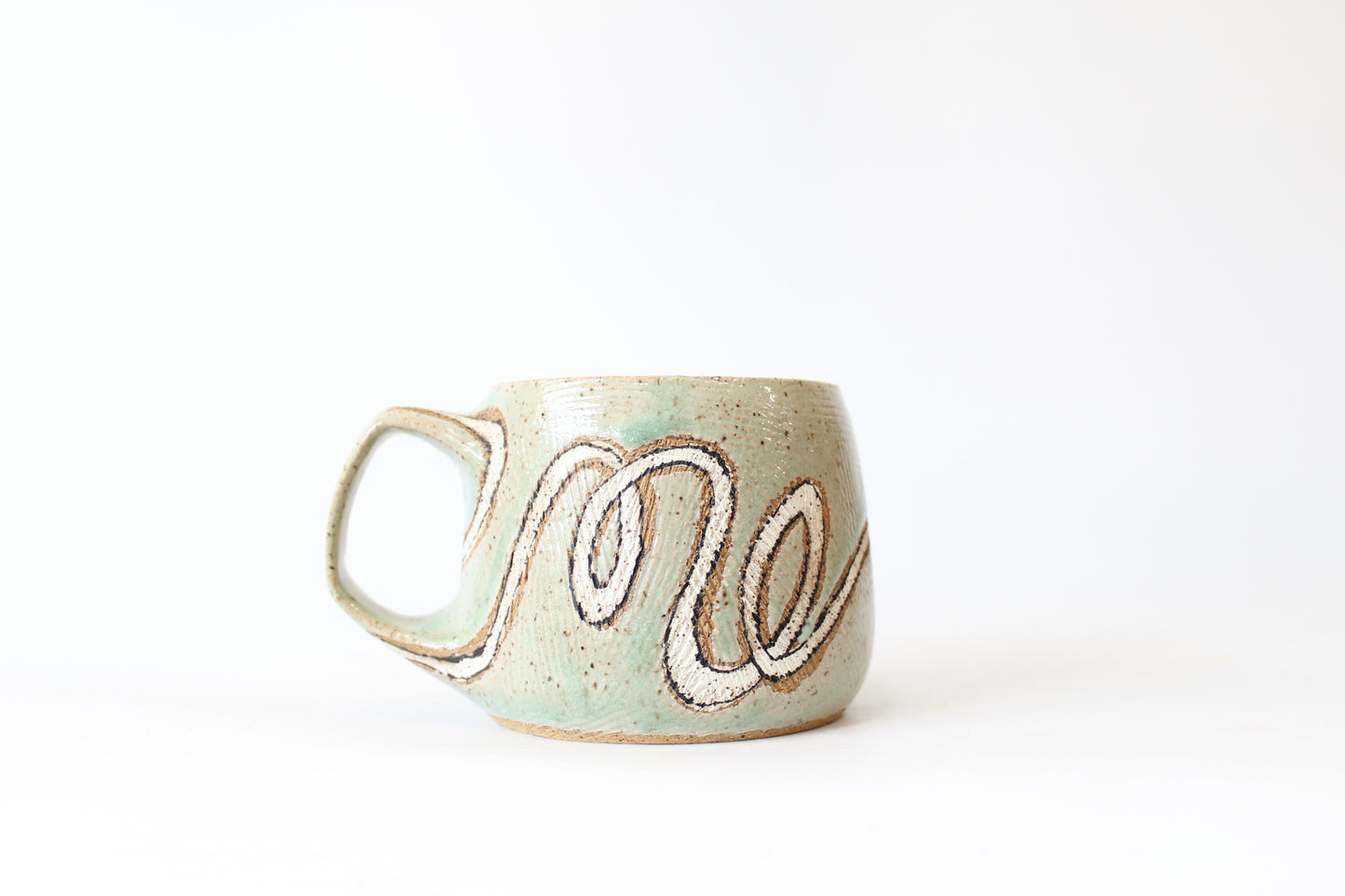 PRE-SALE Textured "fuck" or "whatever" Mug. Small (9-11 oz), medium (12-14 oz) or large (15-17 oz). Angled or straight walls. Words on one side or both.4-10 weeks