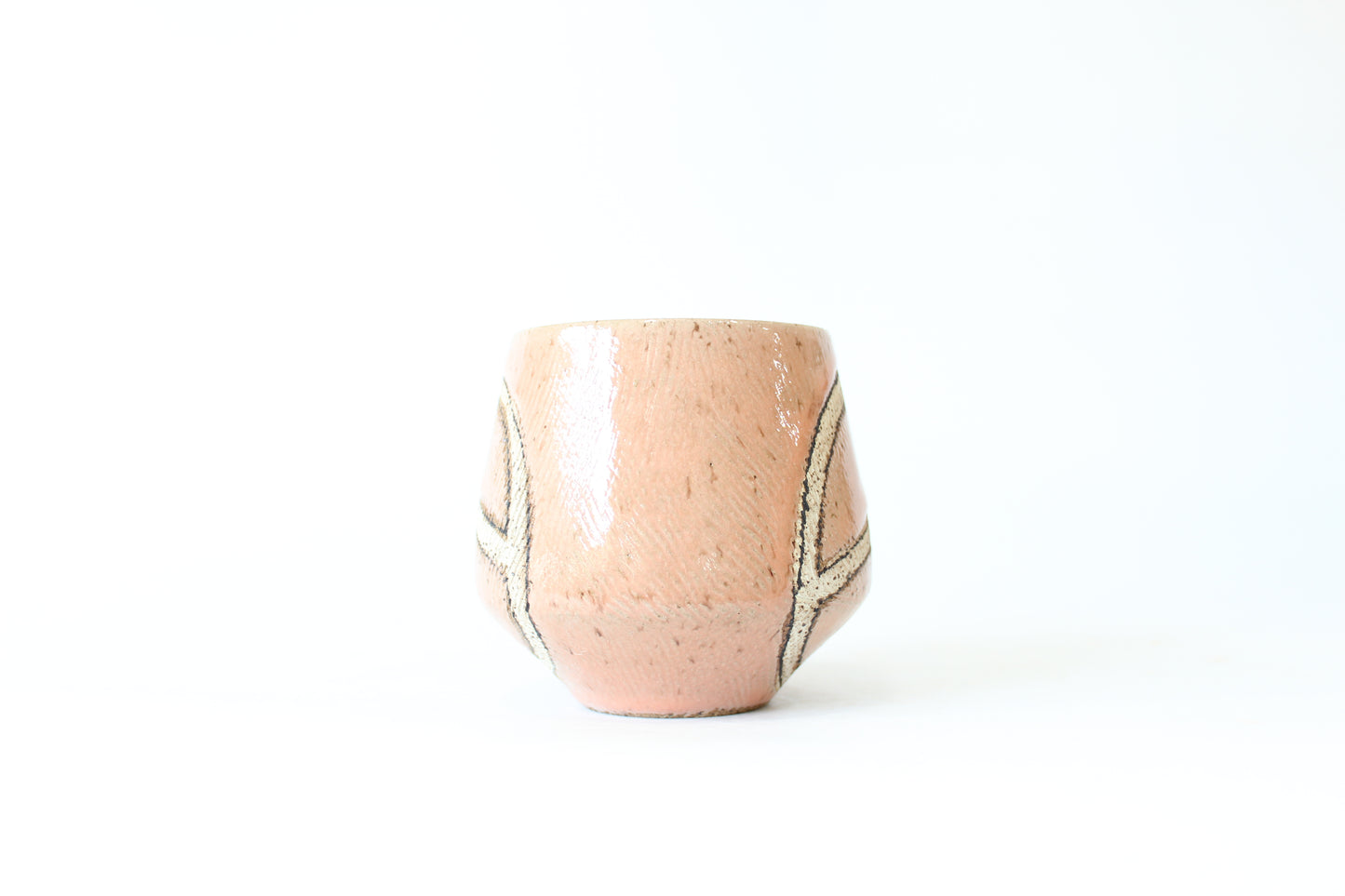 PRE-SALE Textured Peace Sign Mug. Small (9-11 oz), medium (12-14 oz) or large (15-17 oz). 4-10 weeks