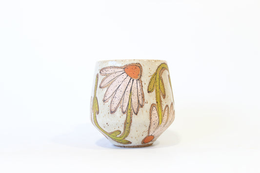 002. Pink Coneflower Mug - 16oz.