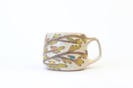 008. Tiny Rainbow Birds Mug - 13oz.