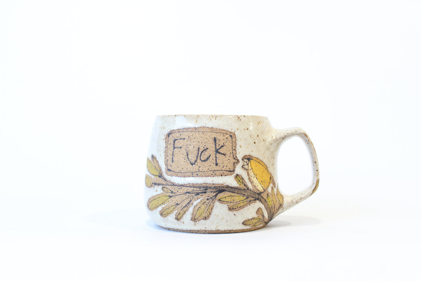 016. Pissed off Bird Mug - Yellow - 12oz.