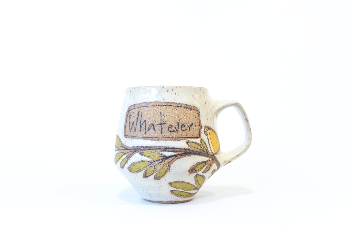 017. Whatever Bird Mug - Yellow - 16oz.