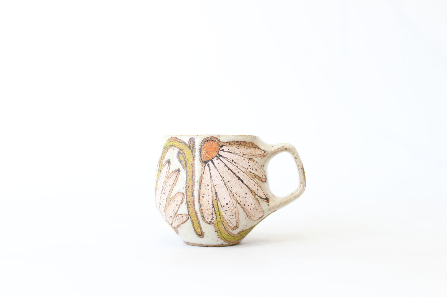 062. Pink Coneflowers Mug - Ornament size - 2 oz.