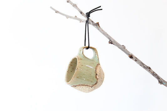 064. Textured Cloud Mug - Ornament size - 2 oz.