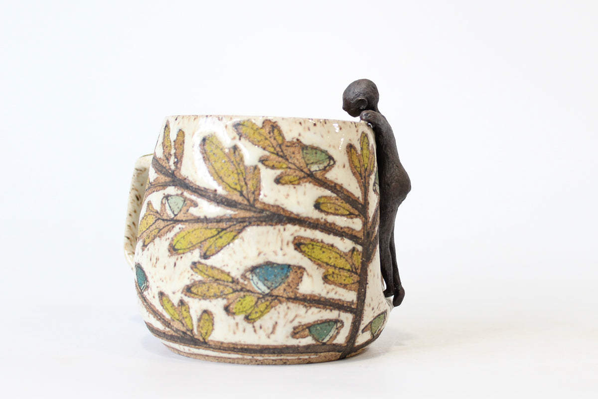 001. Little Green Birds Buddy Mug - 14oz.
