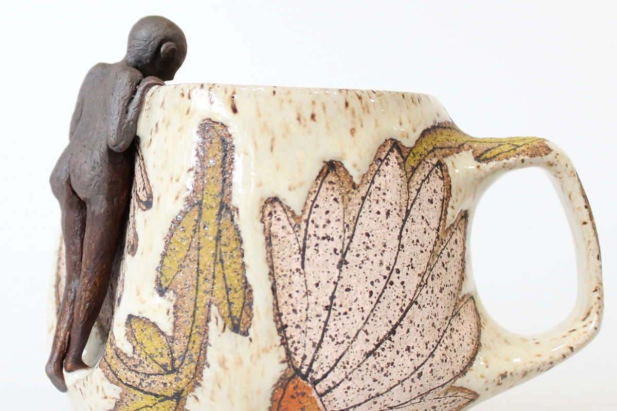 002. Pink Coneflower Buddy Mug - 13oz.