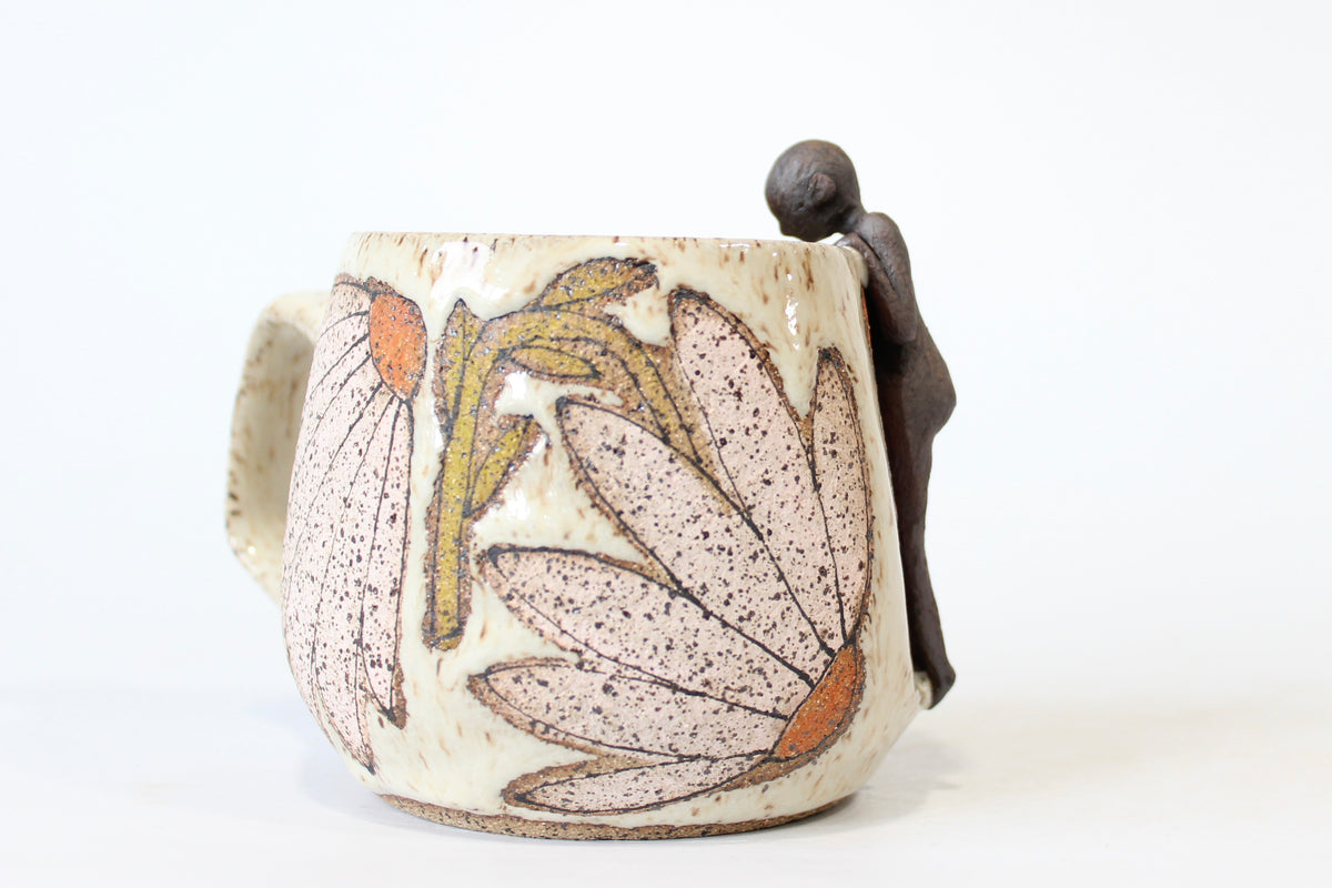 002. Pink Coneflower Buddy Mug - 13oz.