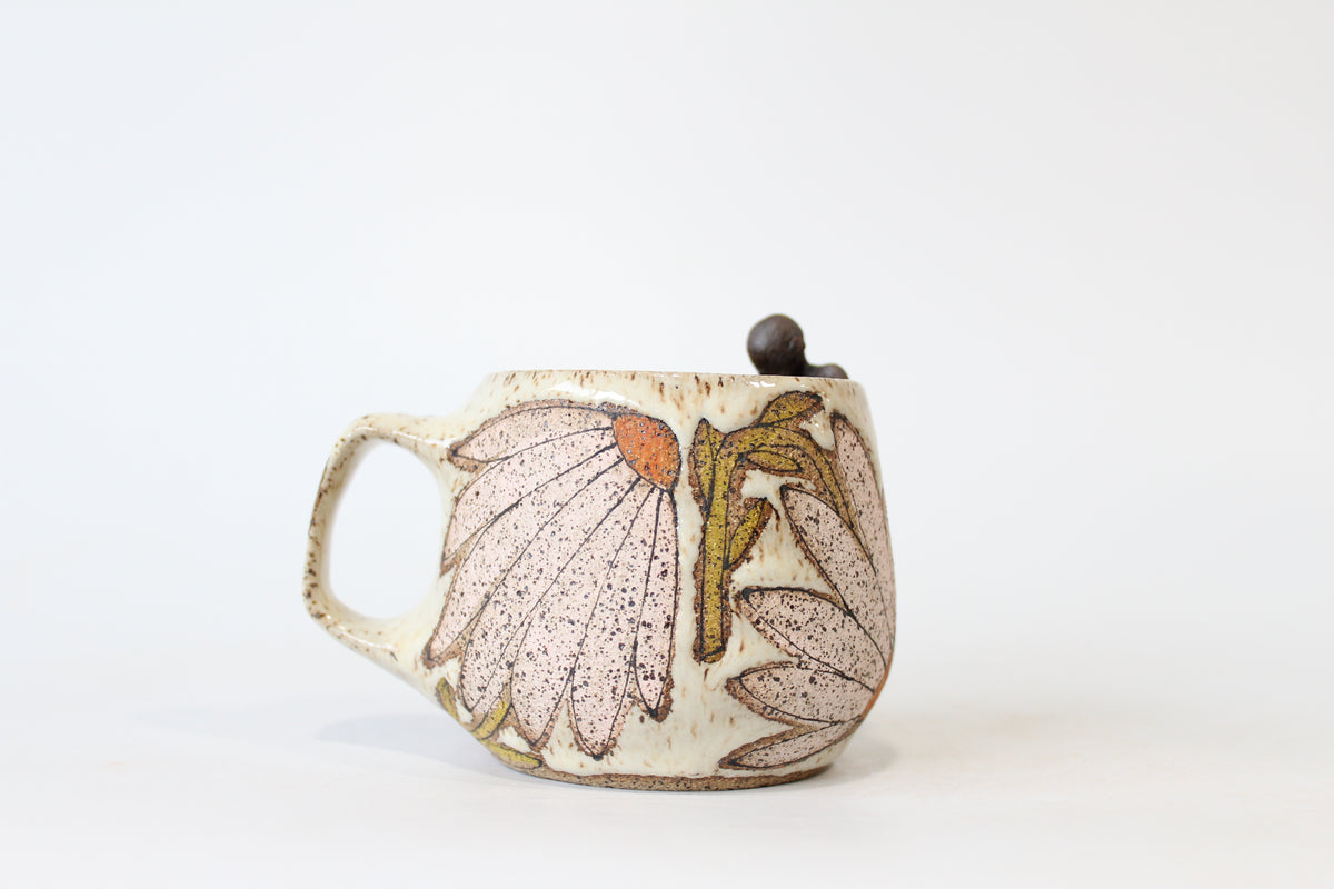 002. Pink Coneflower Buddy Mug - 13oz.
