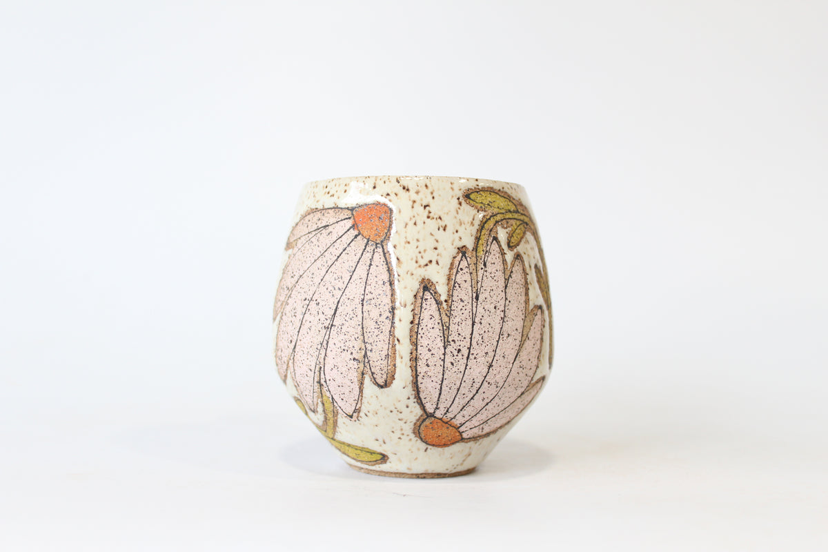006. Pink Coneflower Mug - 18oz.