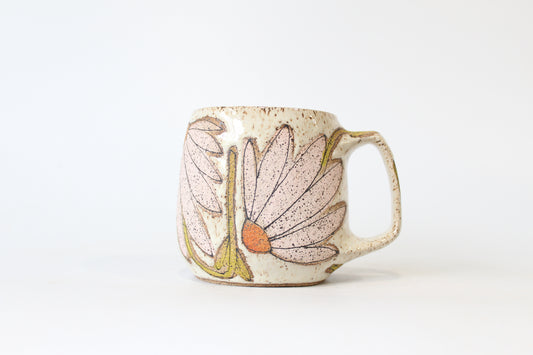 008. Pink Coneflower Mug - 17oz.