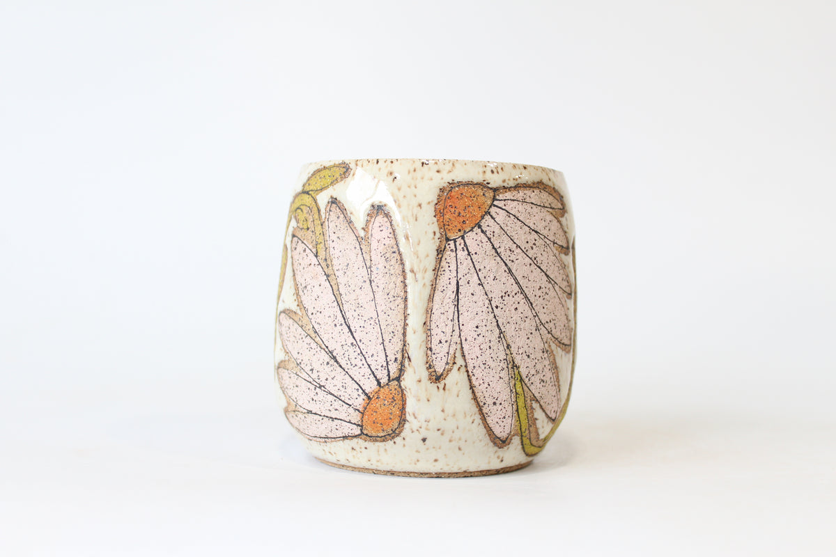 008. Pink Coneflower Mug - 17oz.