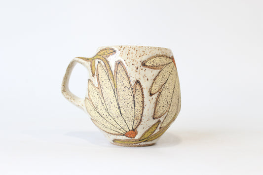 011. Yellow Coneflower Mug - 17oz.
