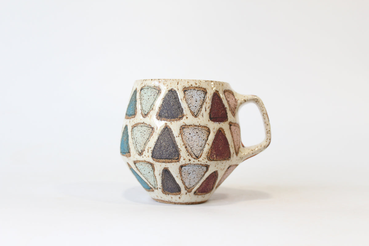 021. Rainbow Triangles Mug - 18oz.