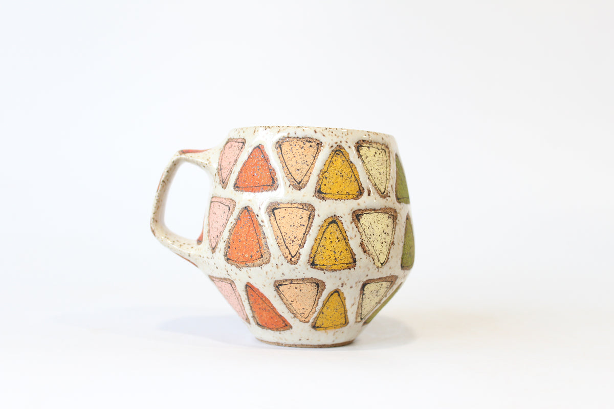 021. Rainbow Triangles Mug - 18oz.