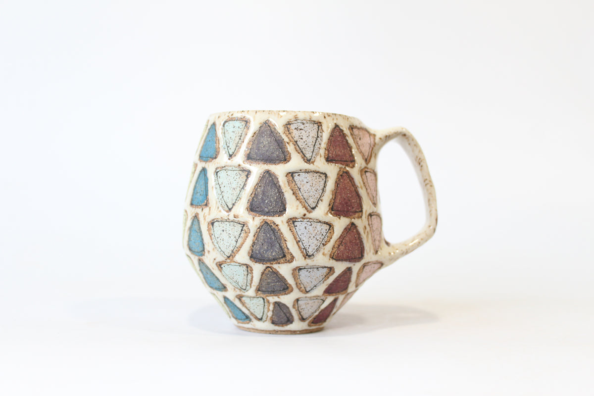 022. Rainbow Triangles Mug - 19oz.