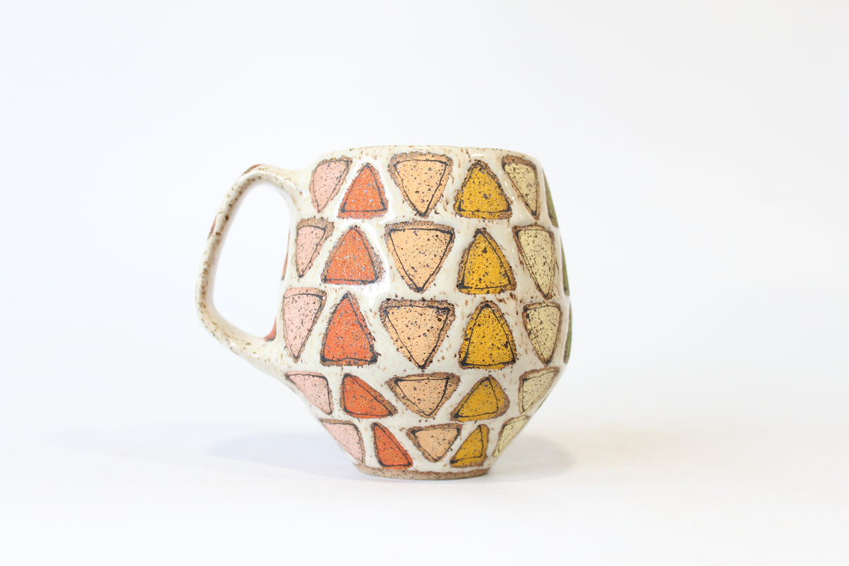022. Rainbow Triangles Mug - 19oz.