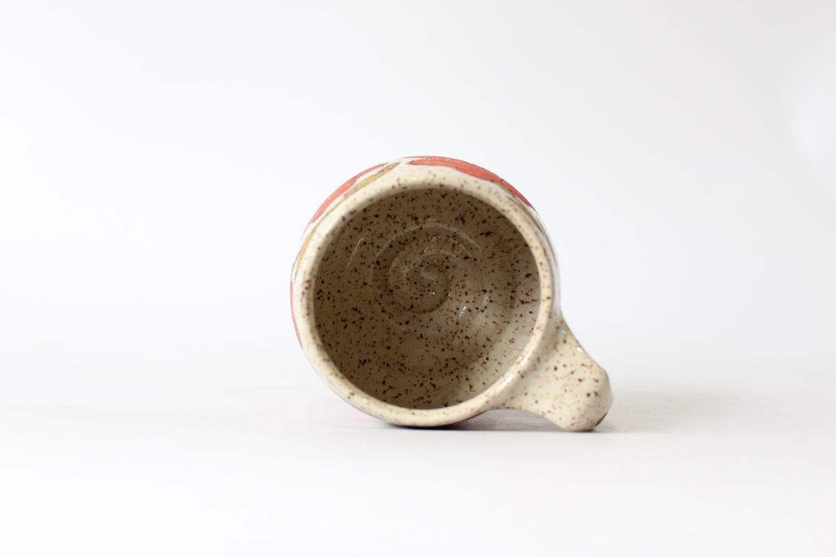 024. Red Flower Mug - 19oz.