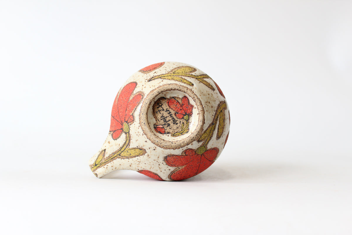 024. Red Flower Mug - 19oz.