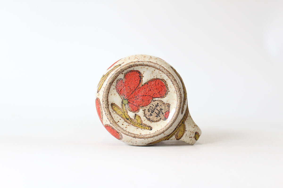 025. Red Flower Mug - 15oz.