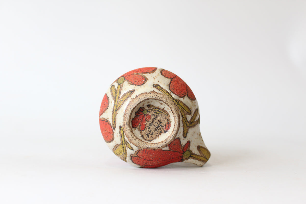028. Red Flower Mug - 15oz.